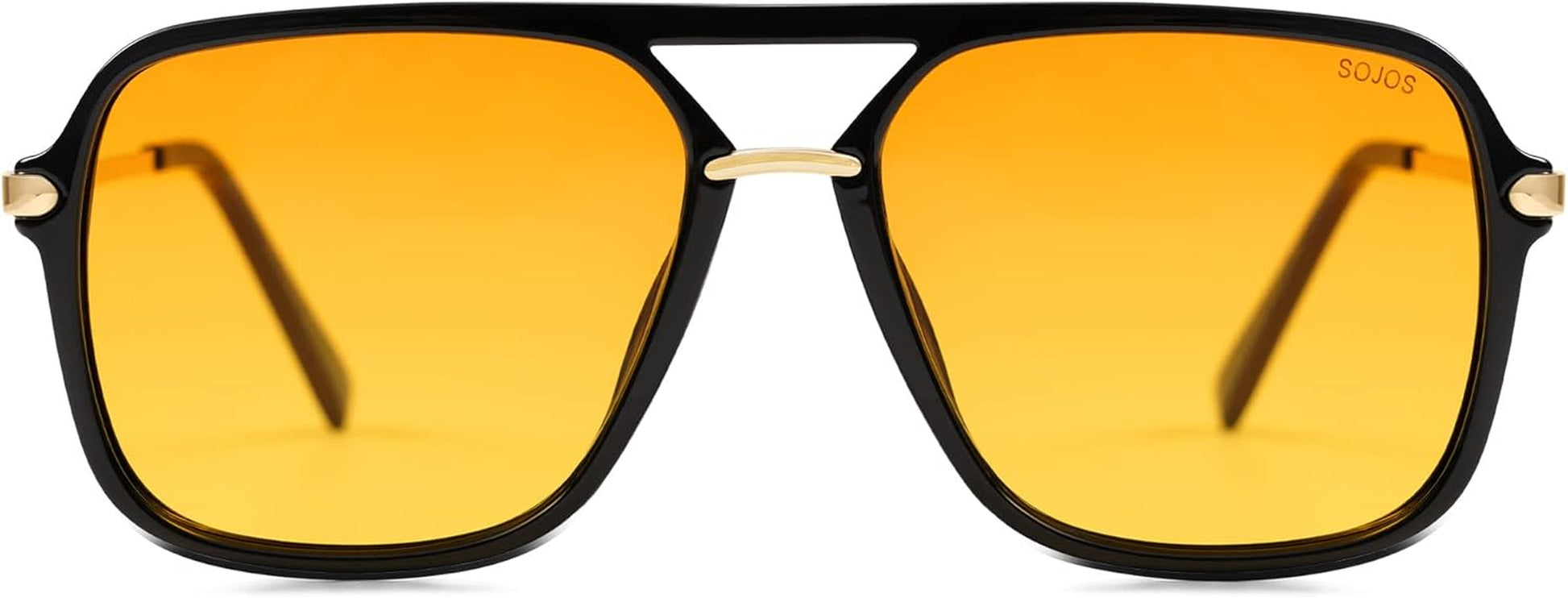 Sunglasses for Women & Men, Square, Retro, Polarized Lens, Trendy Aviator, 90S Shades