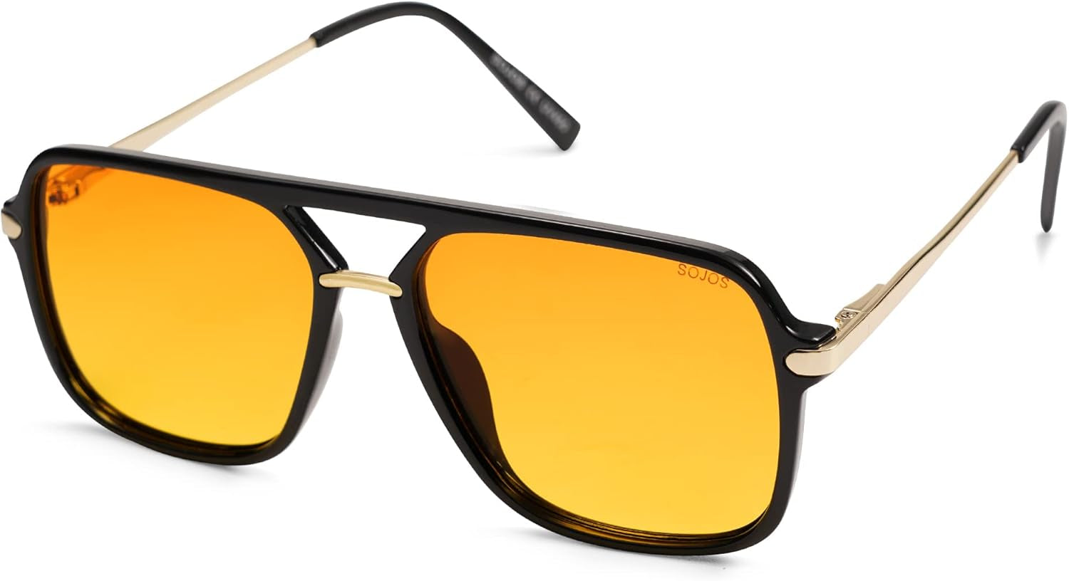 Sunglasses for Women & Men, Square, Retro, Polarized Lens, Trendy Aviator, 90S Shades